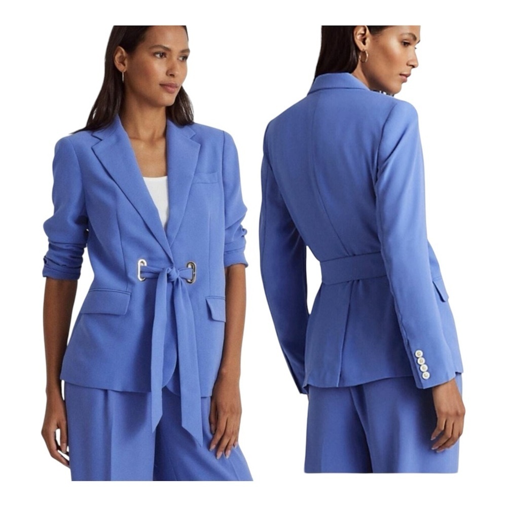 Blue Women's Blazer - Picture 3 of 5